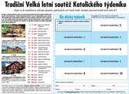 Velká letní soutěž Katolického týdeníku