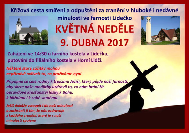 Lidečko – pouť do Horní Lidče s modlitbou křížové cesty