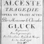 Gluck Alceste plakát 1776