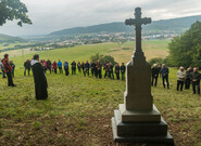 Nad Odrami stojí nový pandemický kříž