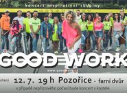 Skupina Good Work - pozvánka na koncert v Pozořicích 12. července